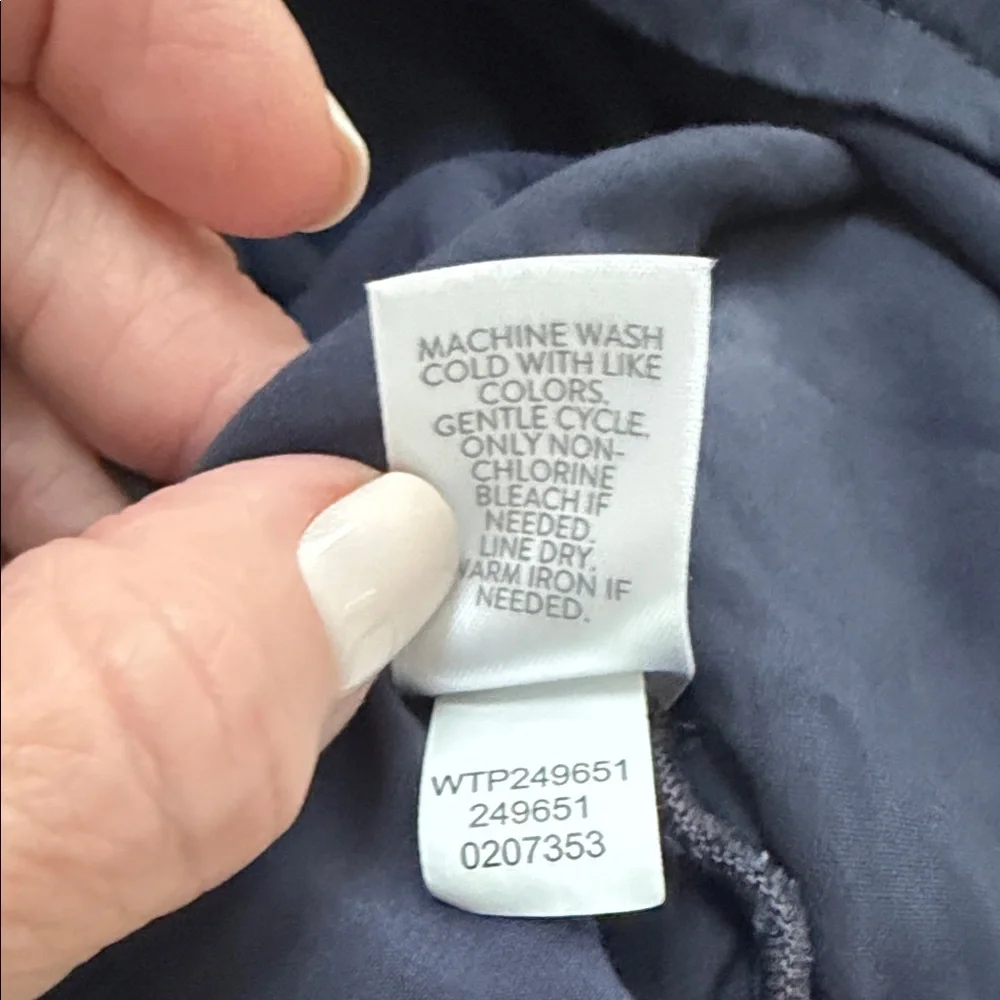 J. Jill Navy Tie-Dye Blouse - Picture 8 of 8